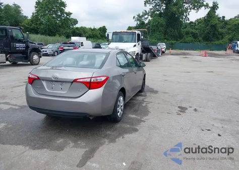 2014 Toyota Corolla Le z USA, uszkodzony, nr VIN 2T1BURHE3EC024811